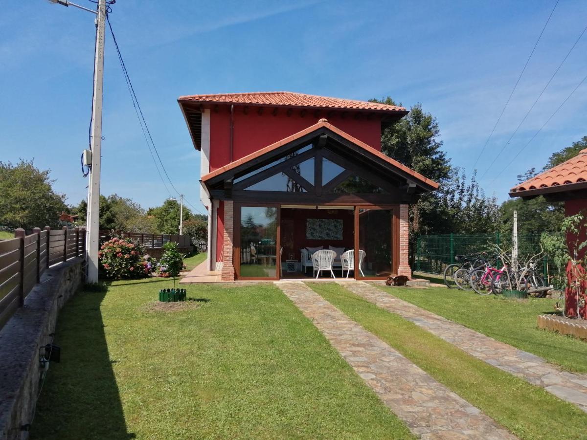 Vila La Casa Roja Asturias Hontoria Exteriér fotografie